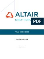 Altair EDEM Installation Guide. Updated - 01 - 19 - 2022