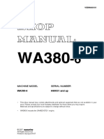 Komatsu Wa380 6 Shop Manual