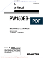 Komatsu Pw150es 6k Operation Maintenance Manual