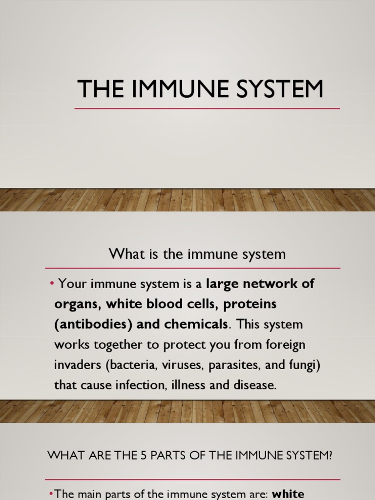 Immune system pdf lymphatic system immune system