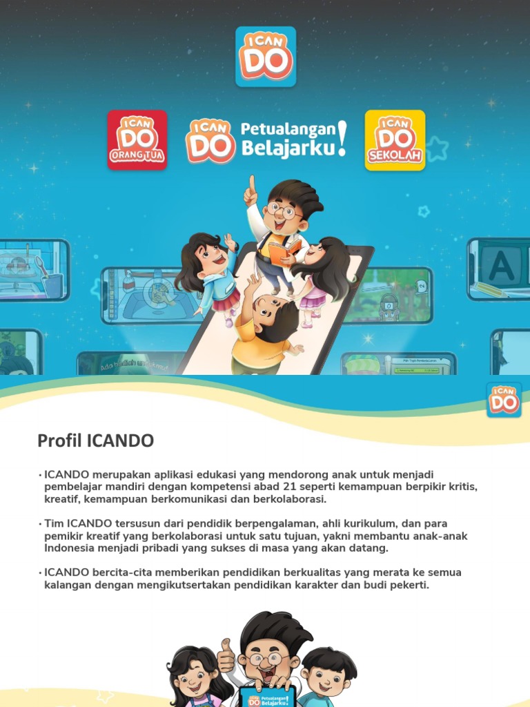 Aplikasi Edukasi ICANDO untuk Anak | PDF