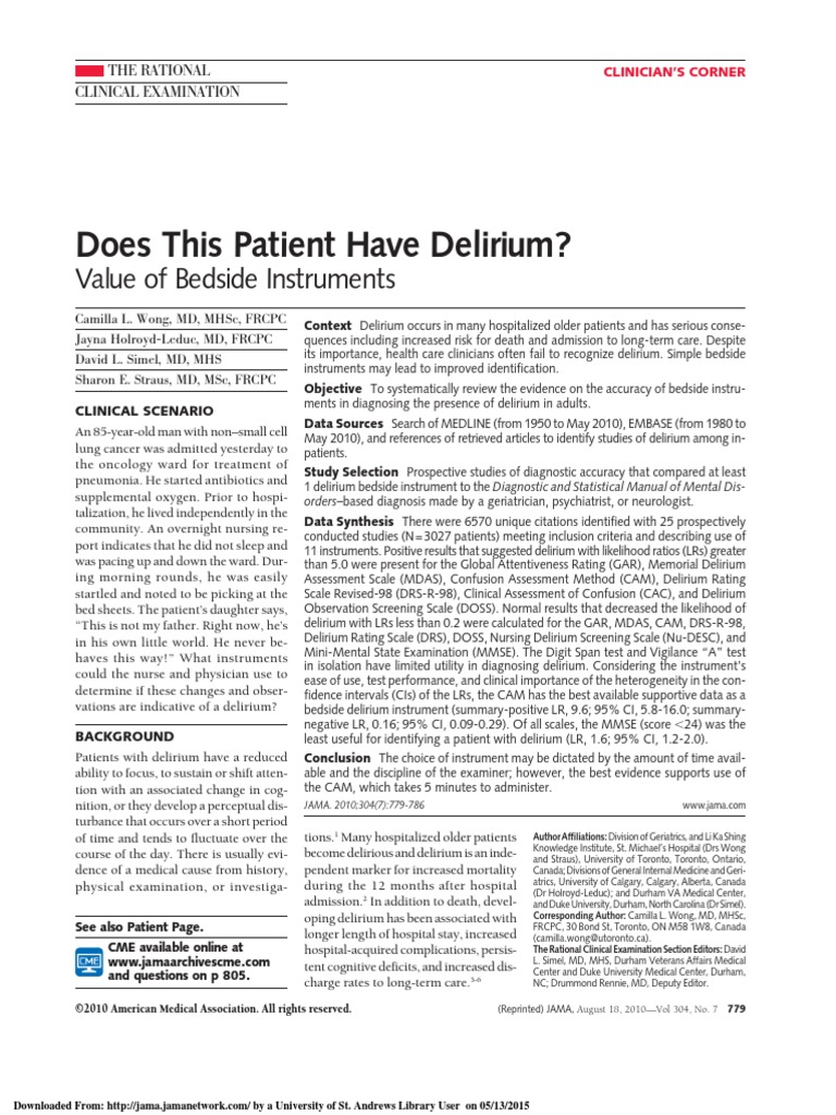 2010 JAMA Instrumentos del Delirium PDF