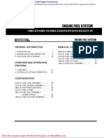 Ssang Yong Korando New Actyon 2010 2013 Engine Fuel System