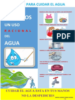 Afiche Del Cuidado Del Agua.