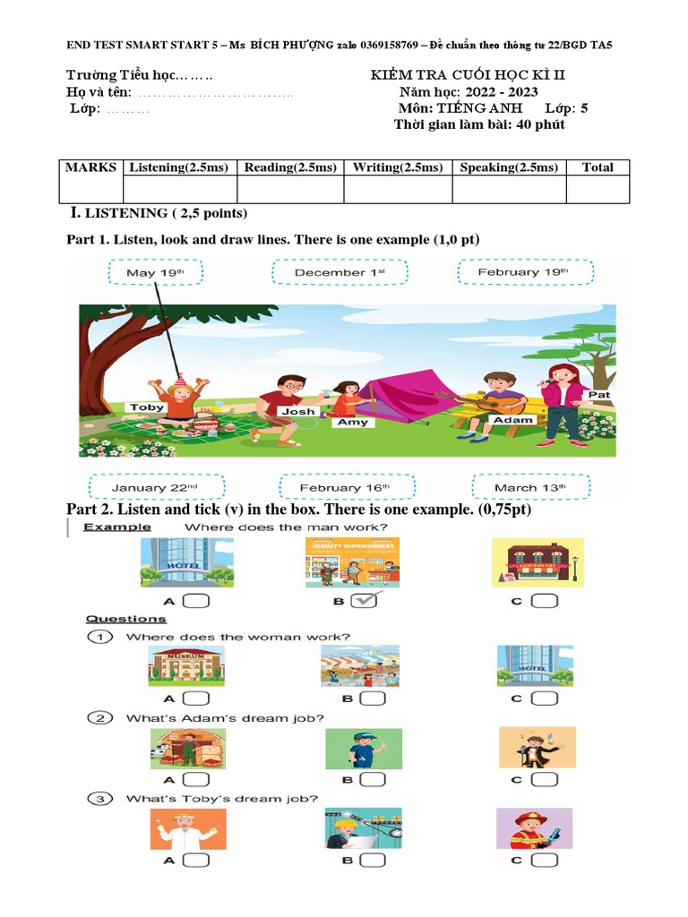 Lam Thu Bai Test Tieng Anh