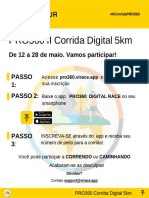 PRO360 II Corrida Digital 5km: de 12 A 28 de Maio. Vamos Participar!