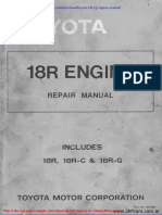 Toyota 18r RG Engine Manual