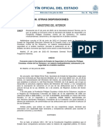 Convenio Entre Secretaría de Estado de Seguridad y La Fundación Philippe Cousteau