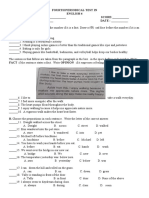 Fourth Periodical Test in Eng