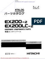 Hitachi Ex200 2 Equipment Components Parts