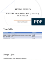Briefing Peserta Ujian Pkpa Model Osce (Daring) Pspa Juni 2023