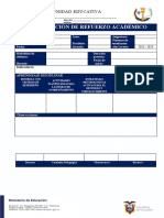 Planificación de Refuerzo 2023-2024