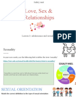 Lesson 2 - Adolescence and Sexuality