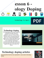 Lesson 6 - Technology Doping
