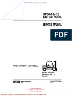 Clark SM 713 Service Manual