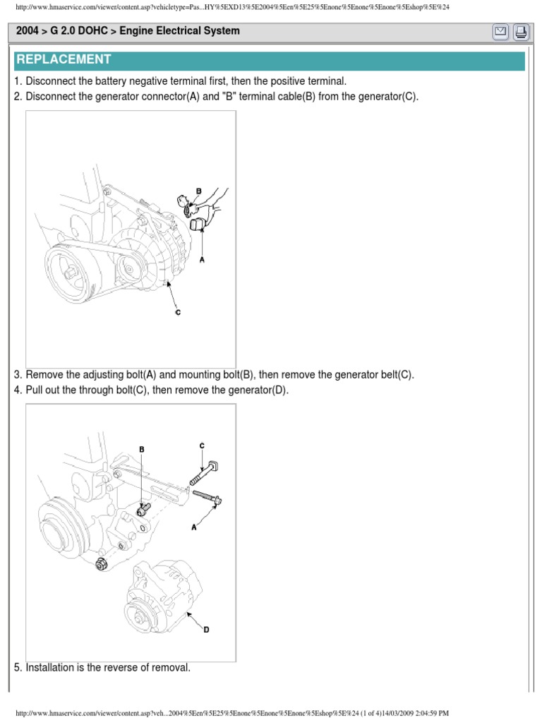 VEHICLE ALTERNATOR OPERATION INSTALLATION AND MAINTENANCE visual data 6
