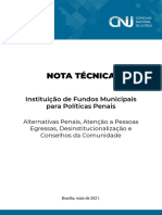 Nota Tecnica Instituicao de Fundos Municipais para Politicas Penais