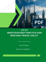 L.K 3.1 Menyusun Best Practice Dan Rencana Tindak Lanjut: Eka Sofiana SMP N 15 Surabaya