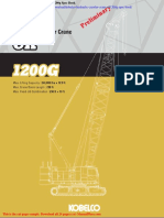 Kobelco Hydraulic Crawler Crane Ck1200g Spec Book