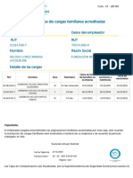 Certificados de Cargas Familiares Acreditadas: Datos Del Afiliado Datos Del Empleador RUT RUT