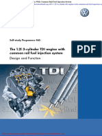 Audi SSP 465-1-2l 3 Cylinder Tdi Engine With Common Rail Fuel Injection System