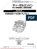 Takeuchi Track Loader Engine V3800di T 3b Tltu 1 Parts Manual