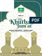 Edisi 21 Buku Khutbah Jum'at 20 Januari 2023 M - 27 Jummadil Tsani 1444 H