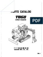 Parts-Manual Takeuchi - TB68S-1993 Excavator