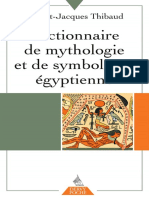 Dictionnaire de Mythologie Et de Symbolique Égyptienne Robert Jacques