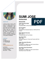 Sumi Jose Resume