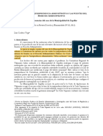 Los Límites de La Jurisprudencia Administrativa y Las Fuentes Del Derecho Administrativo - v2