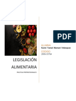 Legislación Alimentaria