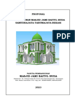 Proposal Masjid Baitul Huda Ke Baznas