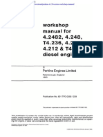 Perkins 4 236 Series Workshop Manual