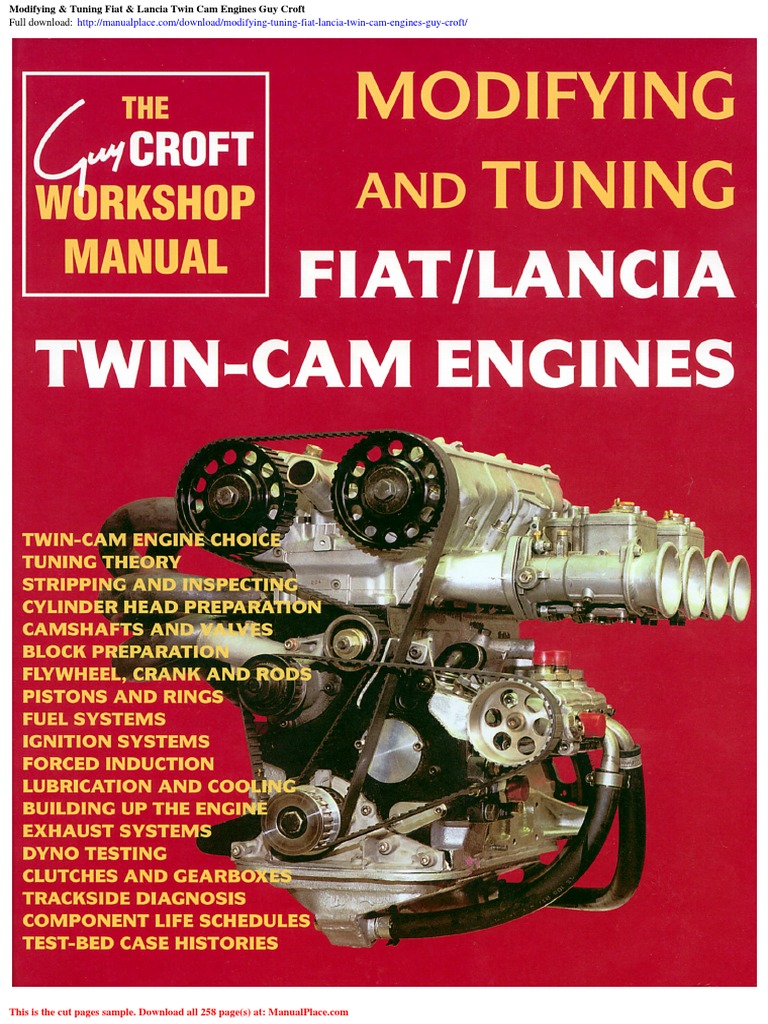 Modifying Tuning Fiat Lancia Twin Cam Engines Guy Croft | PDF