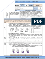 Mayo - 6to Grado Matemáticas (2021-2022)