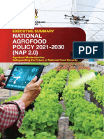 National Agrofood Policy 2021-2030 Agrofood Modernization and Safeguarding The Future of The National Food Security