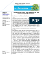 Chilli (Capsicum Chinense Jacq.) Production and Post-Harvest Management: An Overview