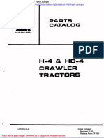 Allis Chalmers Light Industrial h4 Hd4 Parts Catalogue