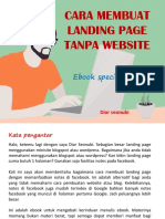 Cara Membuat Landing Page Tanpa Website