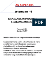 K3 & Aspek HIK Pertemuan - 6