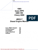 Isuzu 4bd2 T Diesel Engine Manual 15i17249