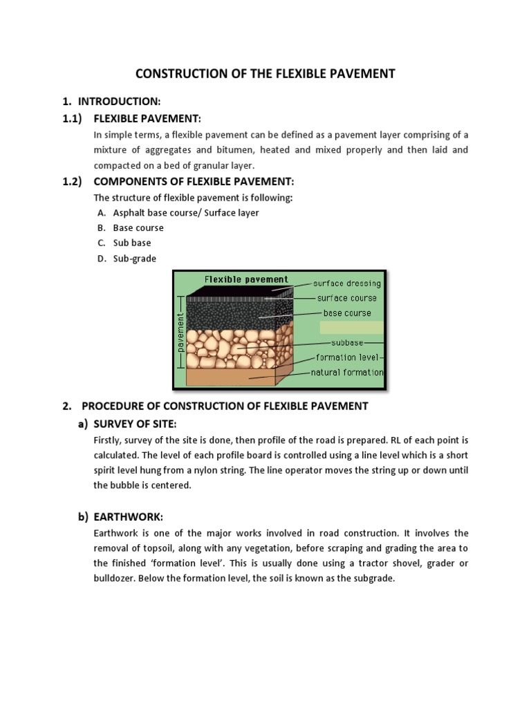 Flexible Pavement Construction Guide | PDF | Road Surface | Asphalt