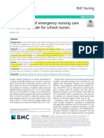 Development of Emergency Nursing Care Competency S