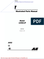 JLG 1250ajp Boom Lift Illustrated Parts Manual