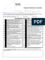 13-Performance Counseling Form - Reader Fillable