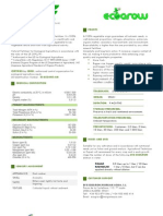 EVE Ecogrow Technical Data Sheet