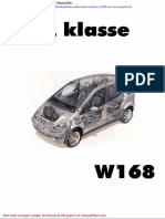 Mercedes Benz a Klasse w168 Service Manual Ru