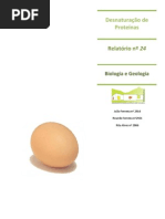 Desnaturação de proteinas