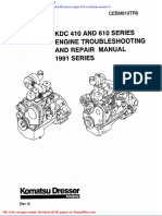 Komatsu Engine 610 Workshop Manuals 3